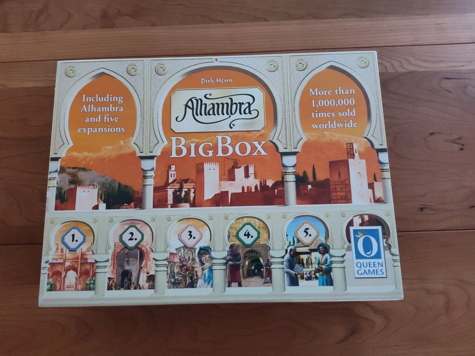 Alhambra Big Box + 5 Expansions by Dirk Henn - Queen Games. - 1ST EDITION - Image 1 of 1
