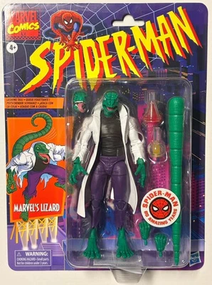 Boneco Marvel Legends Lizard 2022 retrô clássico Homem-Aranha 6" exclusivo Walmart - Imagem 1 de 4