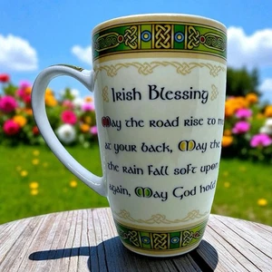 Taza celta Clara Crafts Gaelsong Irish Blessing - 14 fl. oz. - Imagen 1 de 11