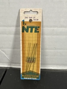 NTE Flammschutzwiderstand 390 Ohm 2%. 1W 1W139 - Bild 1 von 3