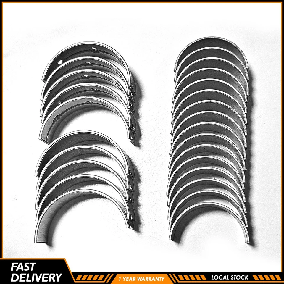 Juego de cojinetes principales y de varilla del cigüeñal para Mercedes-Benz E47 E55 X164 C209 M273 5,5 L Foto 1 de 1