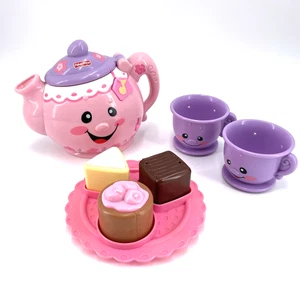 Fisher Price Laugh Learn Set da tè pentola tazza da dessert musicale dire per favore contare video - Foto 1 di 21