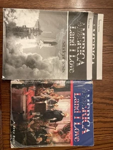 Abeka America Land I Love Student Text 8th Grade History And TESTS With Key! - Picture 1 of 2
