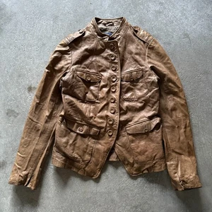 y2k vintage gap edition braune Lederjacke - Damen Medium - Bild 1 von 7