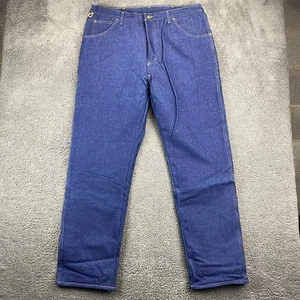 Vintage Wrangler Mens 40x32 Jeans Denim Blue Lined Workwear Casual Made In USA - Picture 1 of 10