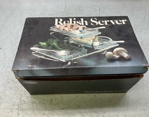 Leonard Silver Plated Relish Server - Picture 1 of 7