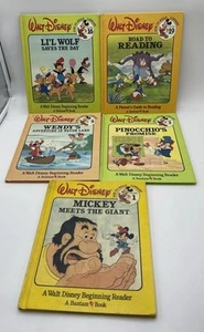 Walt Disney Fun-To-Read Library Lot of 5 Hardback Books (1986) Vol. 1,3,9,16,19 - Foto 1 di 23