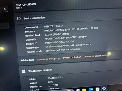 Panasonic Toughbook FZ-55 Core i5-8365U/16GB/1TB M.2/ 14″/ WIN 11 Pro GRADE B - Image 1 of 4