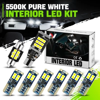 Светодиодные лампы для подсветки номерного знака для салона Toyota Highlander 14-19 8 шт. - Изображение 1 из 4