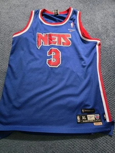 VTG Reebok NBA New Jersey Nets Drazen Petrovic #3 Basketball Jersey Men’s SZ XL - Picture 1 of 5