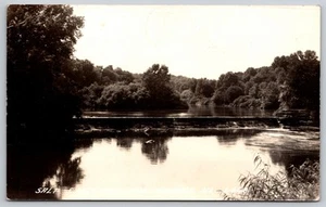 RPPC Hinsdale Illinois Salt Creek and Dam - Problemas de estado Foto Real Postal - Imagen 1 de 3