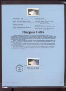 #C133 48c Niagara Falls USPS #9916 Souvenir Page - Picture 1 of 1
