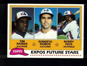 1981 Topps Tim Raines Rookie card #479 EXPOS FUTURE STARS EX-MT SET BREAK - Picture 1 of 2