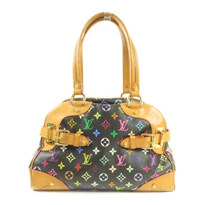 LOUIS VUITTON LV GHW Claudia Handbag M40194 Monogram Multicolore Black - Picture 1 of 20