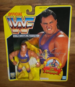 CRUSH - MOC - WWF Hasbro Vintage 1993 - Serie 7 - WWE Wrestling Figure Yellow - Bild 1 von 8