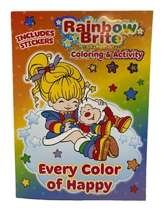 New Rainbow Brite Coloring and Activity Book with Stickers - Imagen 1 de 5