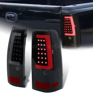 Smoke LED Tail Lights Fits 2003-2006 Chevy Silverado GMC Sierra 1500 2500HD 3500 - Bild 1 von 10