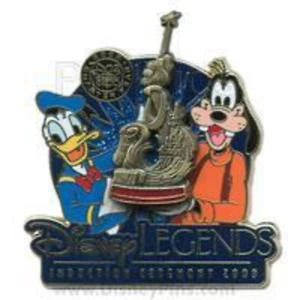 Prendedor Disney 72470 Donald Goofy D23 Expo 2009 Leyendas Ceremonia de Inducción 2009 LE - Imagen 1 de 1