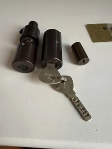 Pair Of Banham Front Door Lock Cylinders / Barrels L2000 & M2002 With 2 Keys - Picture 1 of 5