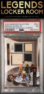 2024 Topps Museum Primary Pieces Quad Ronald Acuna Jr. - Picture 1 of 2