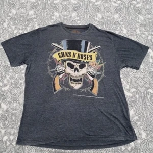 Camiseta Guns N Roses Gris Bravado Calaveras y Guns Rock Tour Talla XL - Imagen 1 de 4