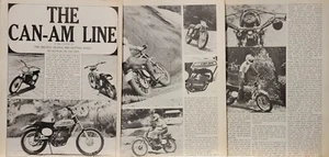 1974 Can Am 125 175 Enduro 125 175 Motocross Line 4p Print Article - Picture 1 of 1