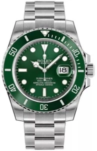 New Rolex Submariner Green Dial Automatic "Hulk" 116610LV Steel Watch - Picture 1 of 4