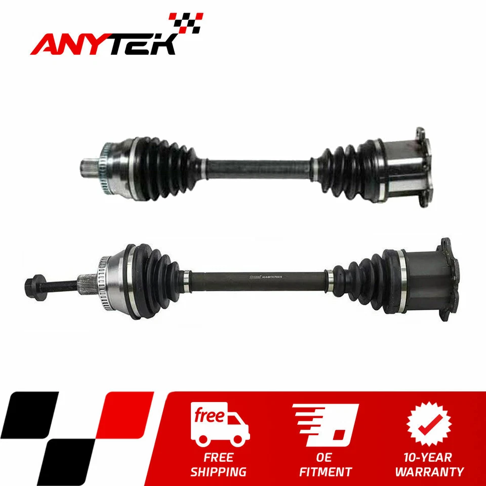 Par de ejes delanteros CV para Audi A6 Quattro RS6 S6 2002-2004 4,2 L automático Foto 1 de 4