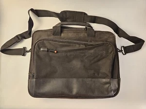 Lenovo Thinkpad 16" Laptop Messenger Bag Carrying Case Black With Straps - Picture 1 of 8