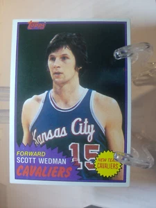 1981-82 Topps Basketball Card #19 - Scott Wedman - Cleveland Cavaliers (95977) - Foto 1 di 2