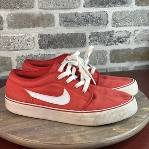 Größe 9 – Nike Toki niedrige Schlittschuhschuhe rot weiß 555272-616 - Bild 1 von 8