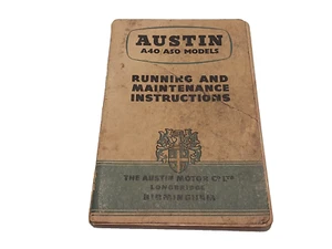 Austin a40 a50 Dec 1954 - workshop service owners manual - 649 - Picture 1 of 7