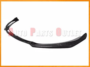 P Style Carbon Fiber Front Bumper Spoiler Lip For 12-15 AUDI S7 & A7 S-Line Only - Picture 1 of 3