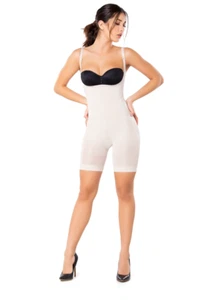 FAJA COLOMBIANA MOLDEADORA FULL BODYSHAPER w/ LATEX PANEL CAPRI STYLE DIANE 2181 - Picture 1 of 10