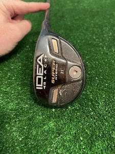 Adams Idea Black Super 4 Hybrid 21* Regular Titleist Graphite Shaft - Picture 1 of 10