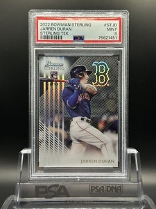 JARREN DURAN 2022 BOWMAN STERLING TEK INSERT ROOKIE RED SOX /99 PSA 9