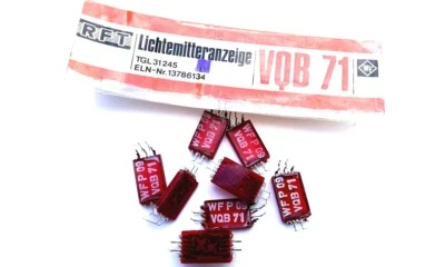 VQB71 RFT 7-SEGMENT HYBRID NUMERIC RED LED DISPLAY (1 pcs) - Image 1 of 4