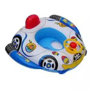 Baby Swim Seat Inflatable Float Chair Swimming Pool Aid Lilo Trainer Seat Ring - Picture 1 of 8