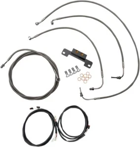 Kit completo de cables PnP de acero inoxidable LA Choppers para barras de 15"-17" (LA-8055KT3-16) - Imagen 1 de 1