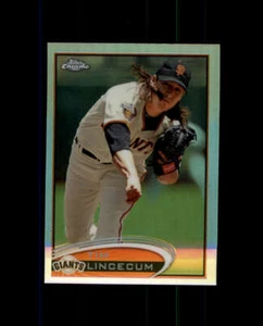 2012 Topps Chrome Refractors #1 Tim Lincecum (ref 165451) - Picture 1 of 2