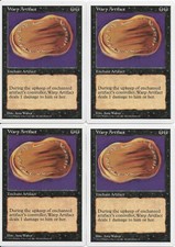 MTG: WARP ARTIFACT 5th Edition RARE; played, Excellent condition x4