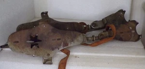 Vintage clamp on ice skates size 11 1/2 Lever type clamp - Picture 1 of 2