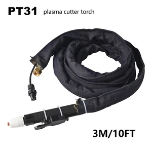 Pt31 & Lg40 air integrated Plasma cut Torch 3M\10feet straight Machine Torch - Imagen 1 de 9