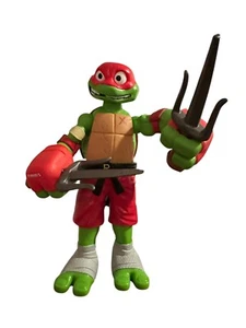TMNT Giant Roll N Punch Raffaello Figura Giocattolo Teenage Mutant Ninja Turtle 12" Rotoli - Foto 1 di 10