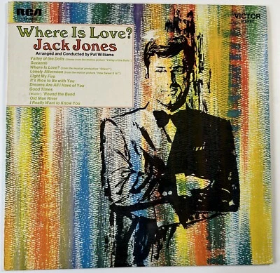 Jack Jones Where is Love? Vinyl LP Record (RCA LSP 4048)  EX Cond - Image 1 of 4