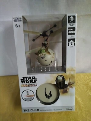 Star Wars Mandalorian Grogu The Child Baby Yoda Motion Sense Helicopter - Image 1 of 2