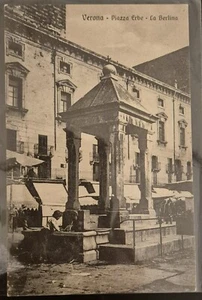 1910 - Verona - Piazza Erbe - La Berlina - Picture 1 of 1