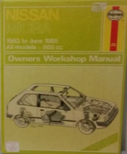 Nissan Micra Workshop Repair Manual from 1986-1989 Onwards with MPN HA931 - Picture 1 of 1