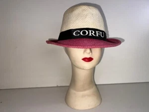 Somas Unisex Adult Beige Mix Visor Beach Holiday Summer Sun Hat (One) OLS-HT024 - Picture 1 of 4