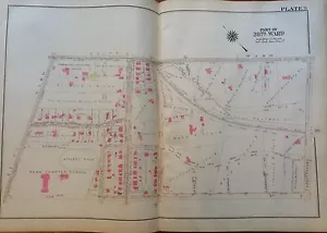 1925 PHILADELPHIA PA WILLIAM PENN CHARTER SCHOOL EAST FALLS KOPIE PLAT ATLAS KARTE - Bild 1 von 3